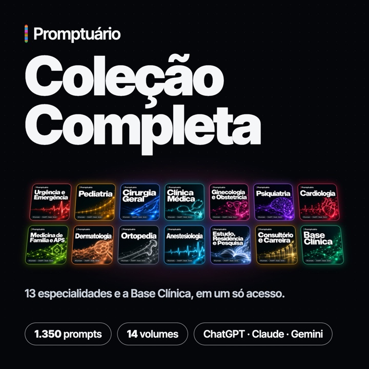 Capa da Coleção Completa do Promptuário, com as capas dos 14 volumes